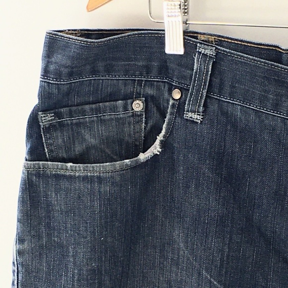 Levis Mens 569 Loose Straight Denim Jeans Blue Baggy Button Flap Pockets 40 x 32 - Picture 5 of 16